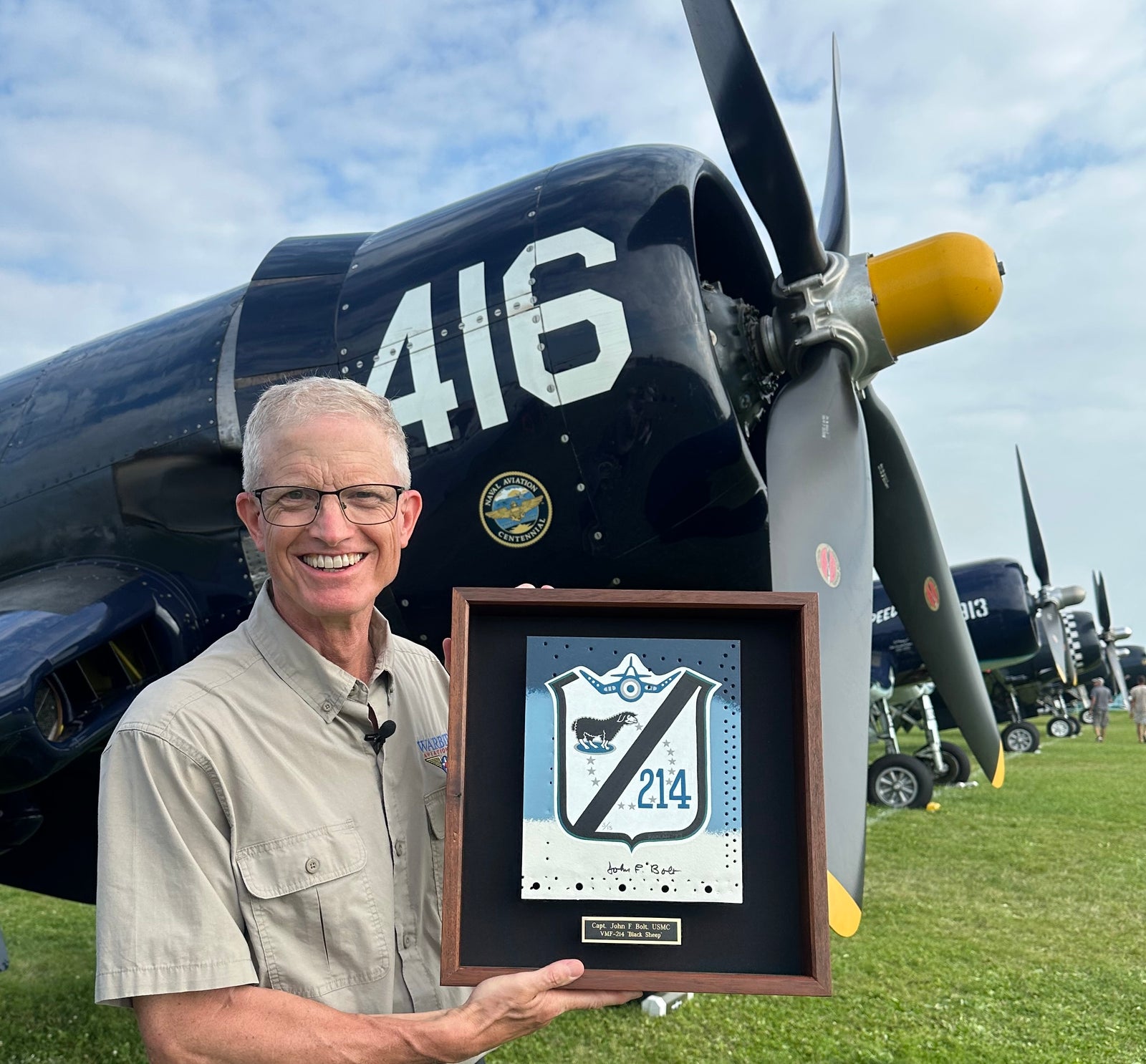 John Bolt / VMF-214 Black Sheep (on F4U skin)