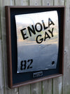 Signed ENOLA GAY Nose-Art on Aluminum